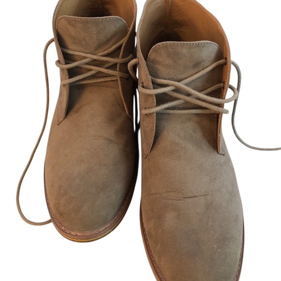 Old Navy Other - Old Navy Tan Faux Suede Desert Chukka Boots Mens Size 12